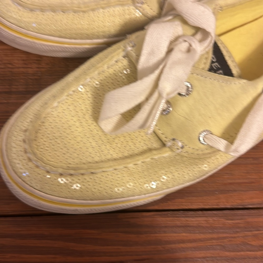 Yellow sequins sperrys - Picture 12 of 12